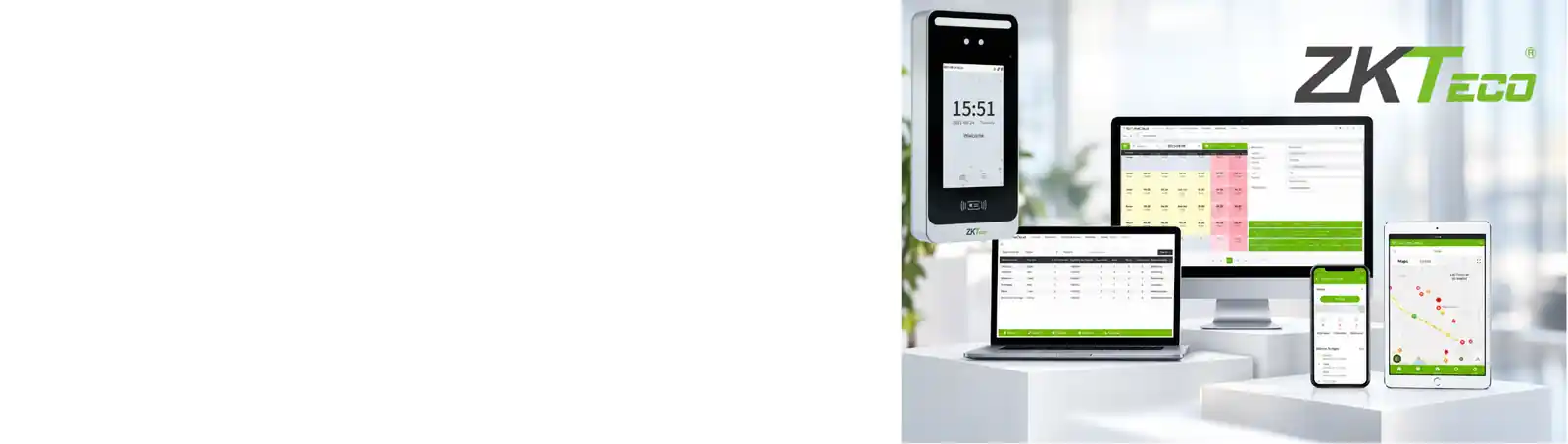 ZKTeco security, access and time attendance